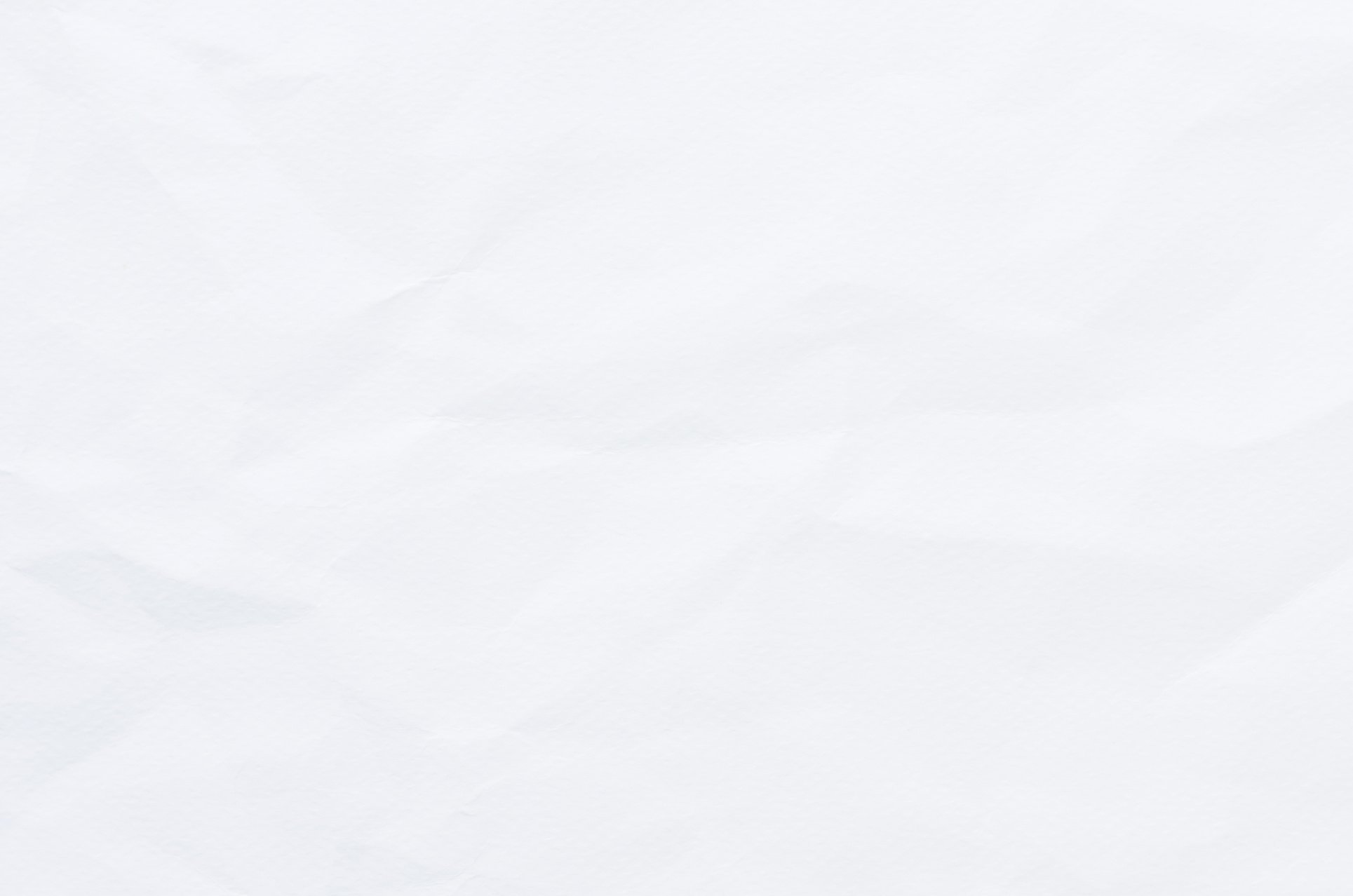 white crumpled paper texture background.